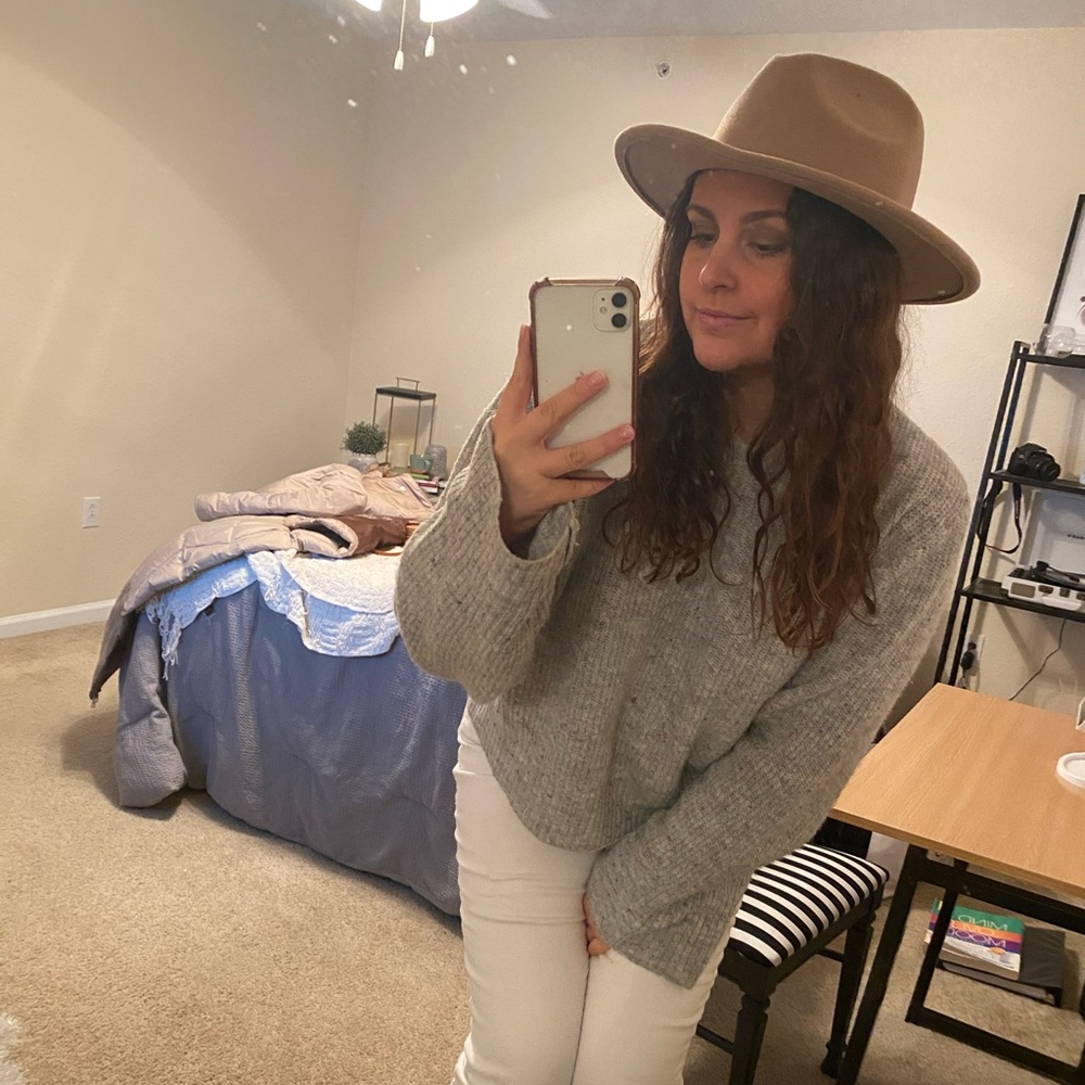 Rag Poets Gray Sweater